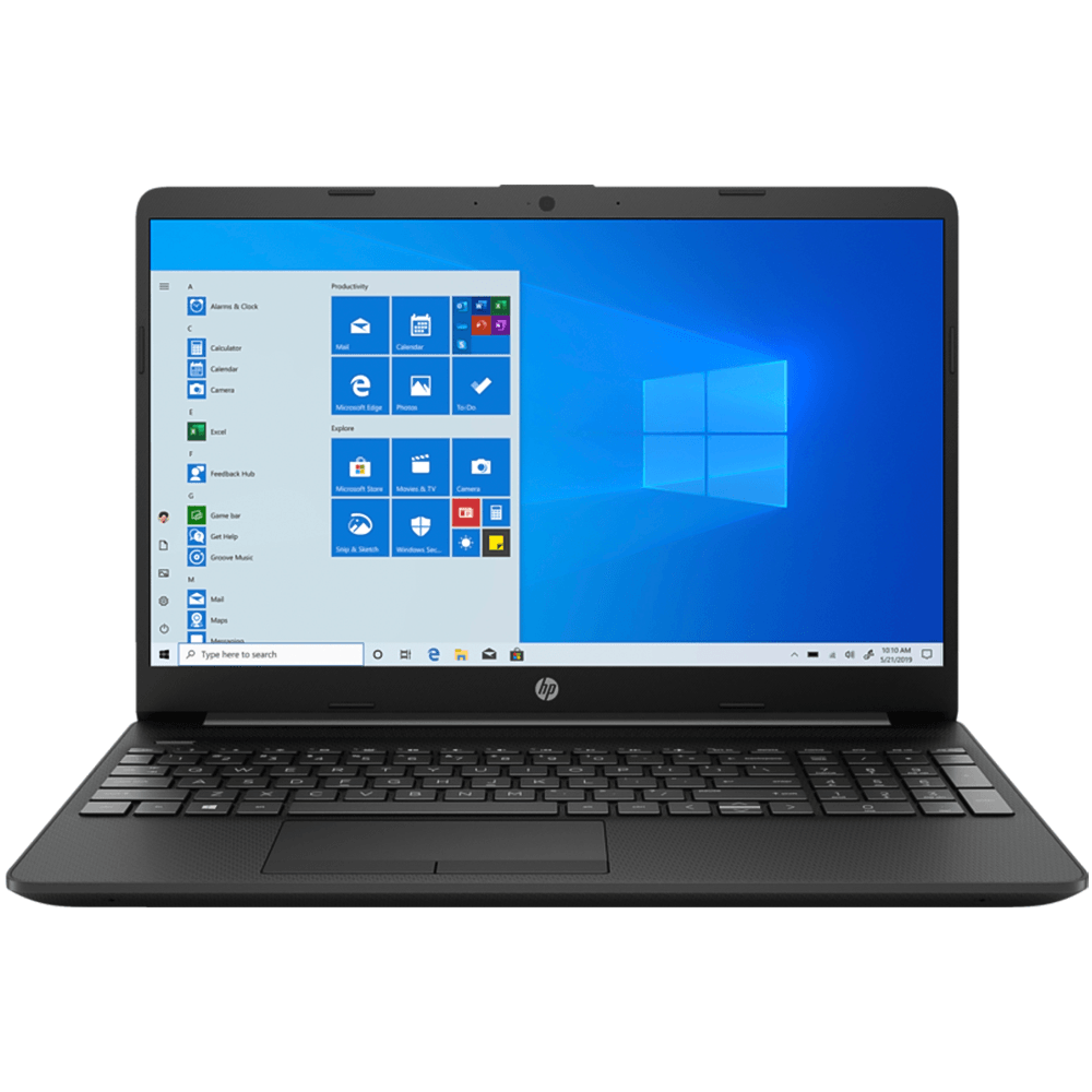HP 15-DW3042NE Laptop (Intel Core i5-1135G7 - 8GB Ram - HDD 1TB - Nvidia MX350 2GB - 15.6 Inch FHD - Win10) - Jet Black
