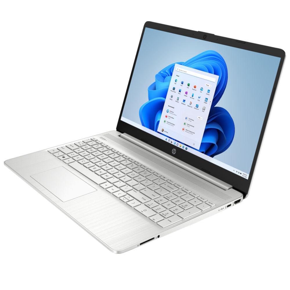 HP 15S-FQ5047NE Laptop (Intel Core i3-1215U - 4GB Ram - M.2 NVMe 256GB - Intel UHD Graphics - 15.6 Inch FHD - Win11) - Natural Silver