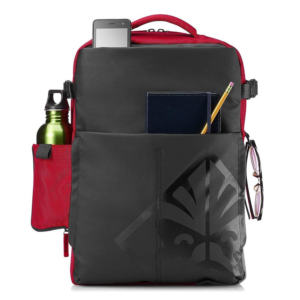 HP 17.3 Omen Gaming Laptop Backpack  Black Red