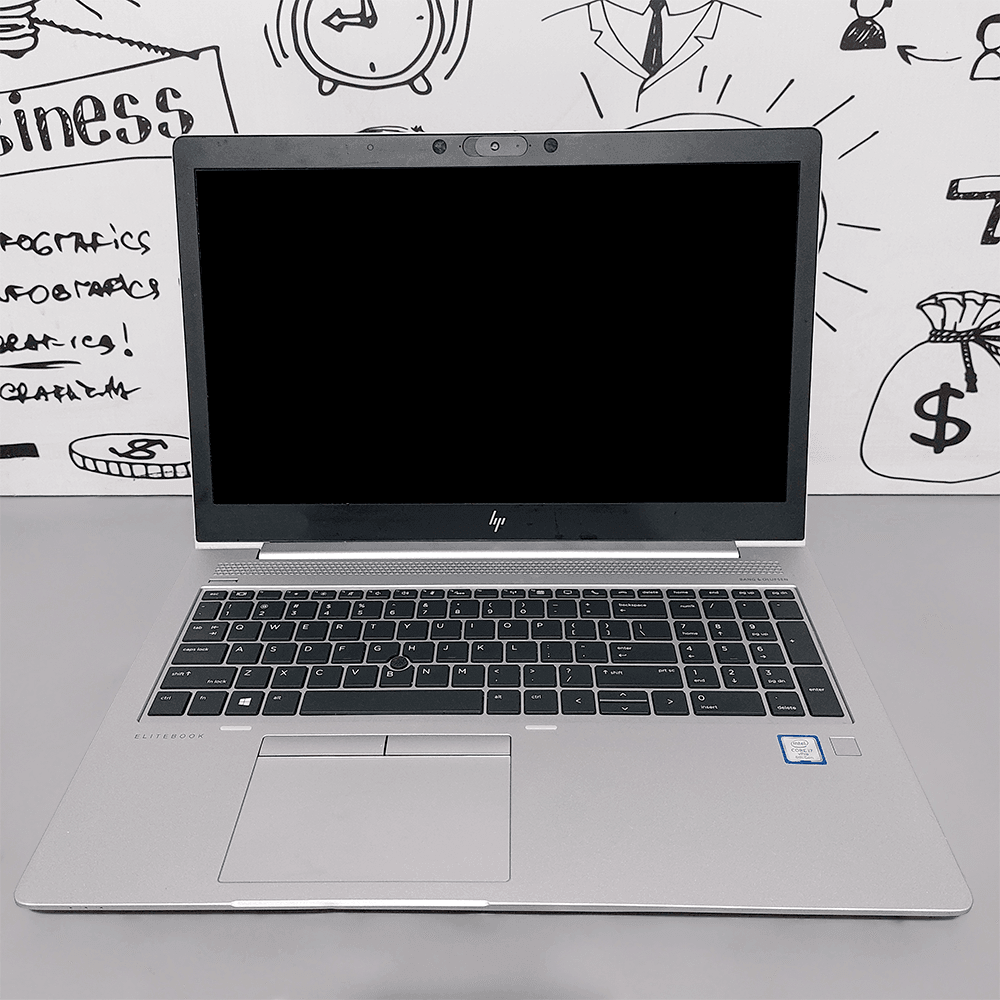 HP EliteBook 850 G6 Laptop (Intel Core i5-8365U - 8GB DDR4 - M.2 256GB - Intel UHD Graphics - 15.6 Inch FHD - Cam - DVD RW) Original Used