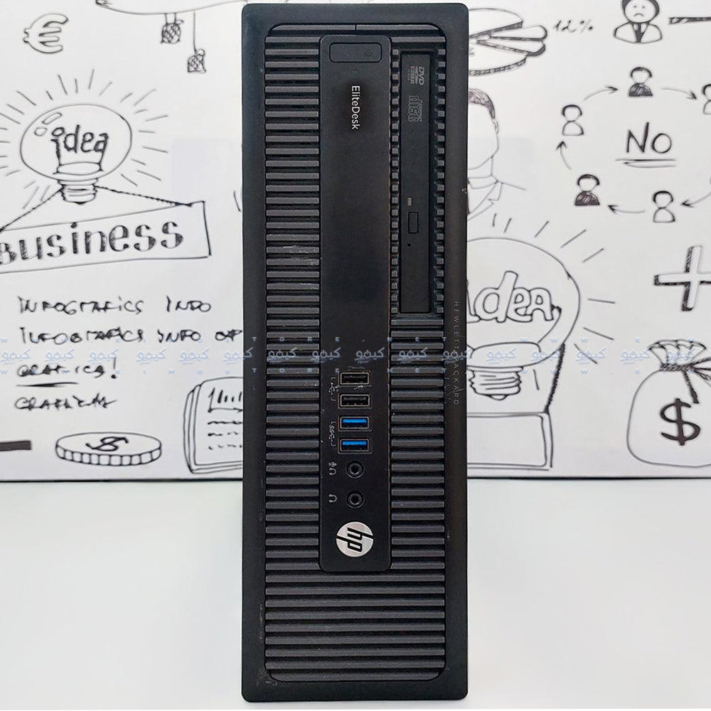 HP EliteDesk 705 G3 SFF Desktop PC (AMD Pro A12-8870 - 8GB DDR4 - No Hard - AMD Radeon R7 Graphics - DVD RW) Original Used