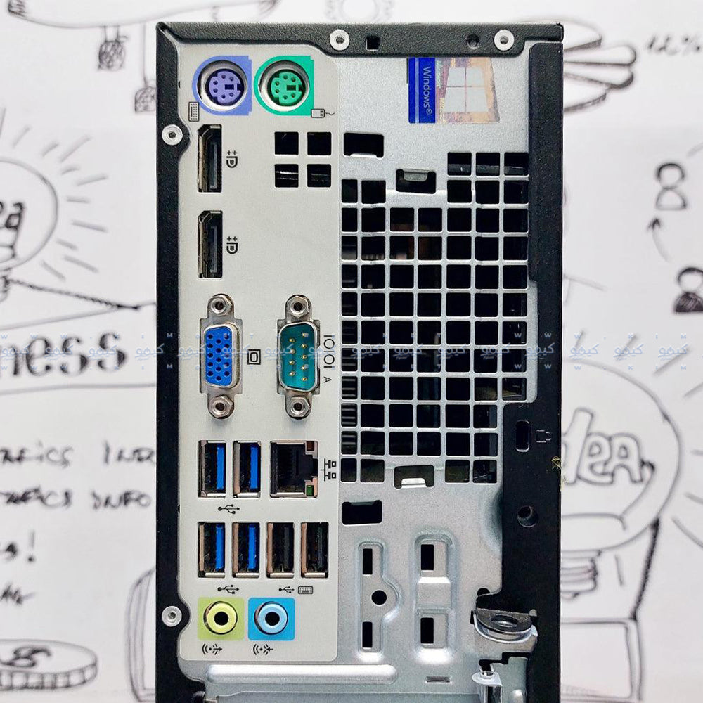 HP EliteDesk 705 G3 SFF Desktop PC (AMD Pro A12-8870 - 8GB DDR4 - No Hard - AMD Radeon R7 Graphics - DVD RW) Original Used