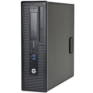 كمبيوتر ديسك توب اتش بى EliteDesk 800 G1 (انتل كور i5-4570 - رام 8 جيجابايت DDR3 - انتل HD جرافيكس - DVD RW) استعمال خارج