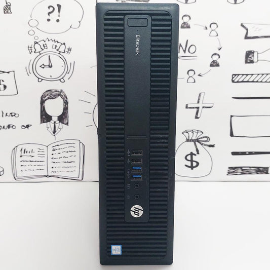 كمبيوتر ديسك توب اتش بي EliteDesk 800 G2 SFF (انتل كور i5-6500 - رام 8 جيجابايت DDR4 - بدون هارد - انتل HD جرافيكس) استعمال خارج