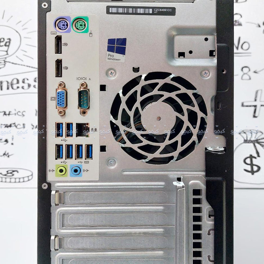 كمبيوتر تاور اتش بي EliteDesk 800 G2 (انتل كور i5-6500 - رام 8 جيجابايت DDR4 - بدون هارد - انتل HD جرافيكس - DVD RW) استعمال خارج