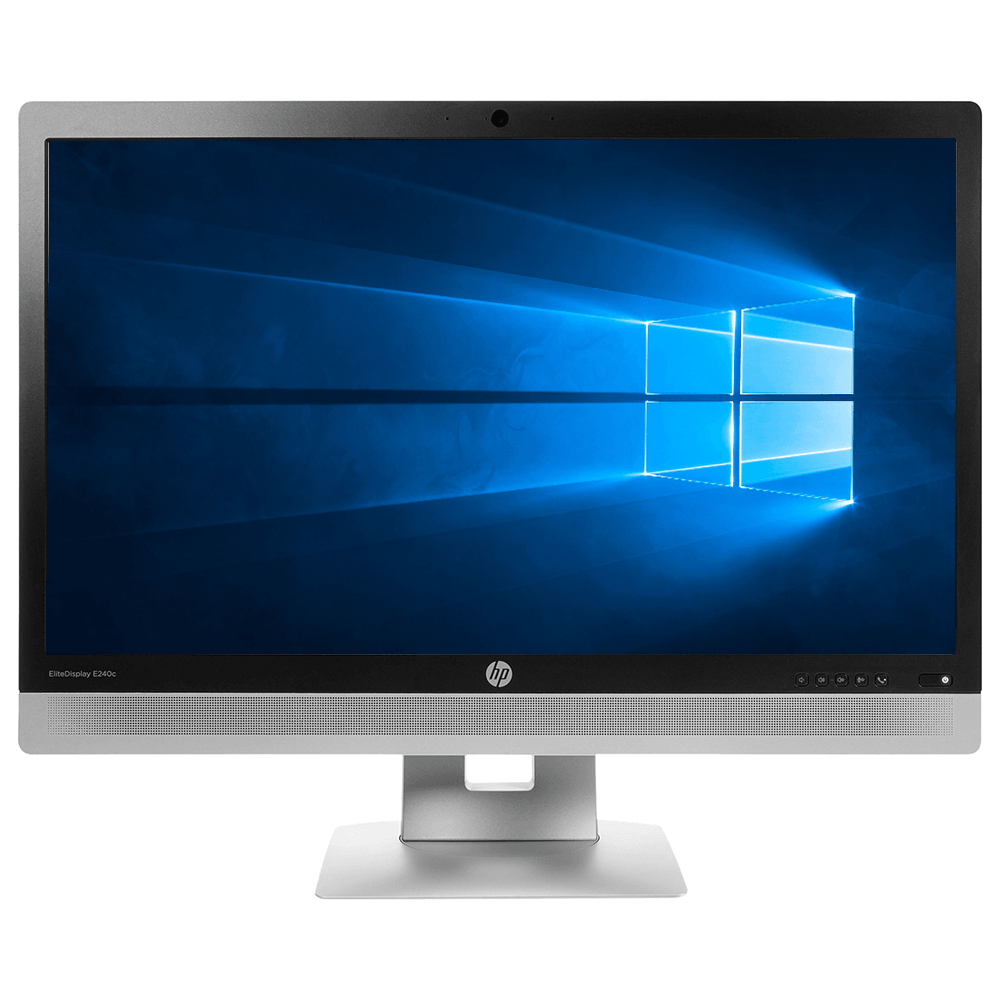HP EliteDisplay E240C 24 Inch IPS LED FHD HDMI Monitor (Grade A) Original Used