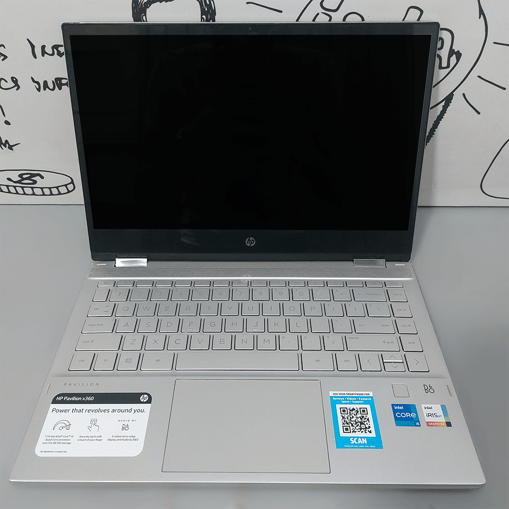HP Pavilion x360 Convertible 14M-DW1023DX Laptop (Intel Core i5-1135G7 - 8GB DDR4 - M.2 256GB - Intel Iris Xe Graphics - 14 Inch FHD IPS - Cam - Win11) Used - Kimo Store