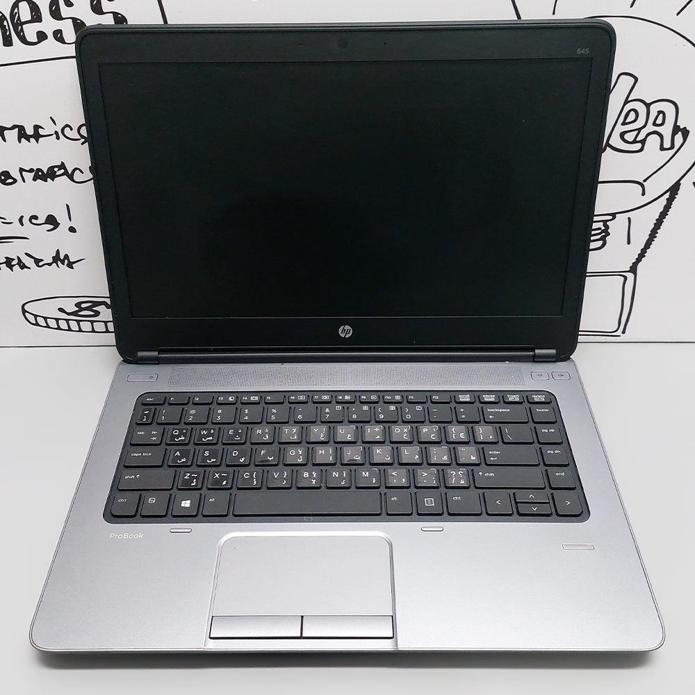 HP ProBook 645 G1 Laptop (AMD A4 - 4300M - 8GB DDR3 - HDD 500GB - AMD Radeon HD 7420G 768MB - 14.0 Inch HD - DVD RW - Cam) Original Used - Kimo Store