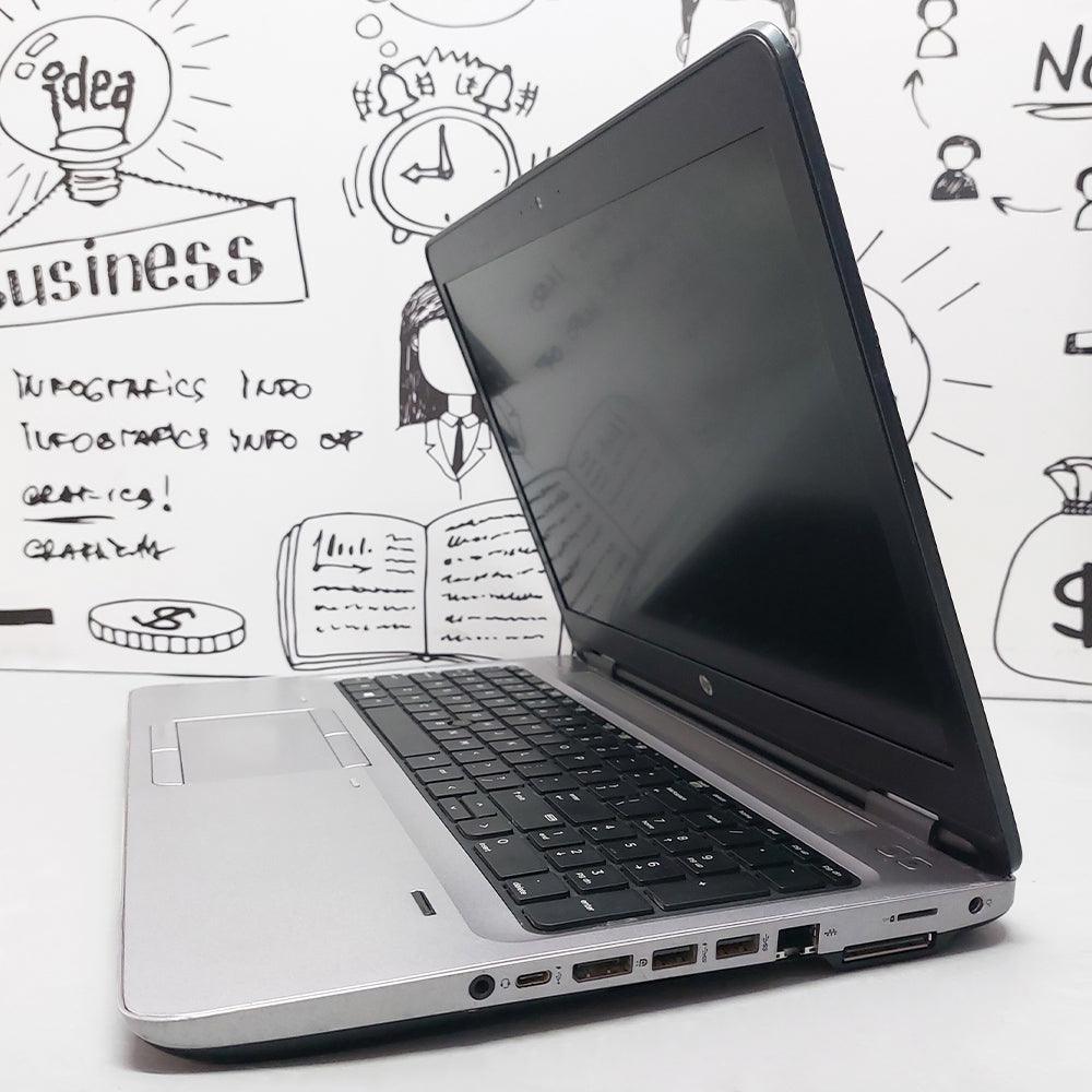 HP ProBook 650 G2 Laptop (Intel Core i5-6200U - 8GB DDR4 - SSD 256GB - Intel HD Graphics - 15.6 Inch HD - Cam - DVD RW) Original Used
