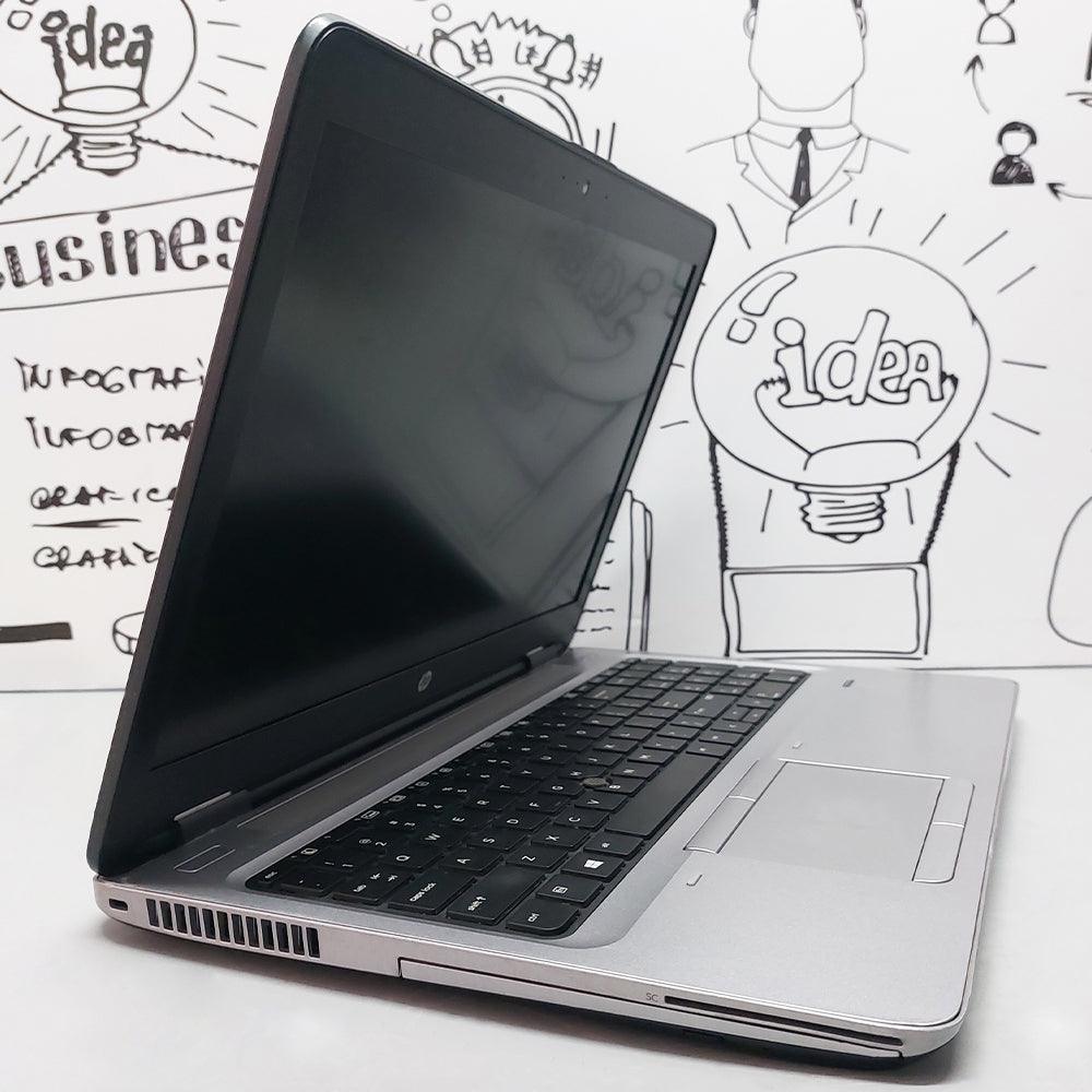 HP ProBook 650 G2 Laptop (Intel Core i5-6200U - 8GB DDR4 - SSD 256GB - Intel HD Graphics - 15.6 Inch HD - Cam - DVD RW) Original Used