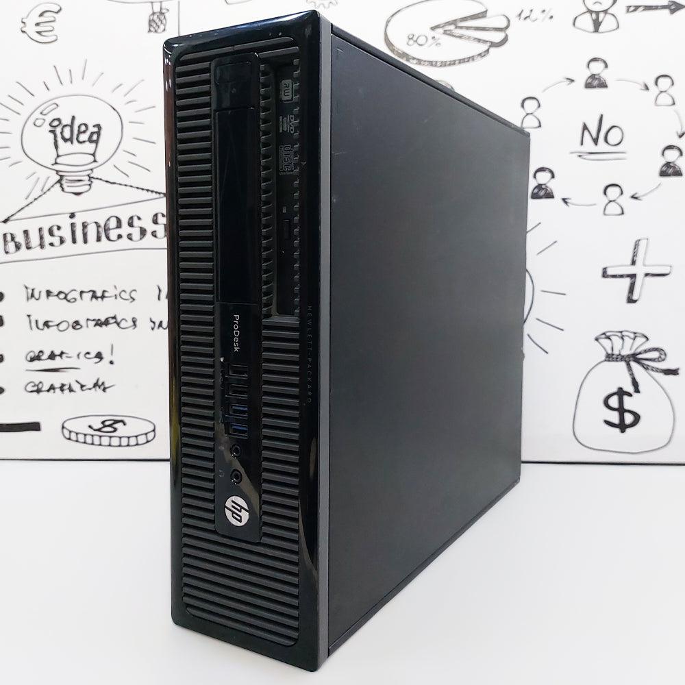 HP ProDesk 400 G1 Desktop PC (Intel Core i5-4570 - 4GB DDR3 - No Hard - Intel HD Graphics - DVD RW) Original Used - Kimo Store