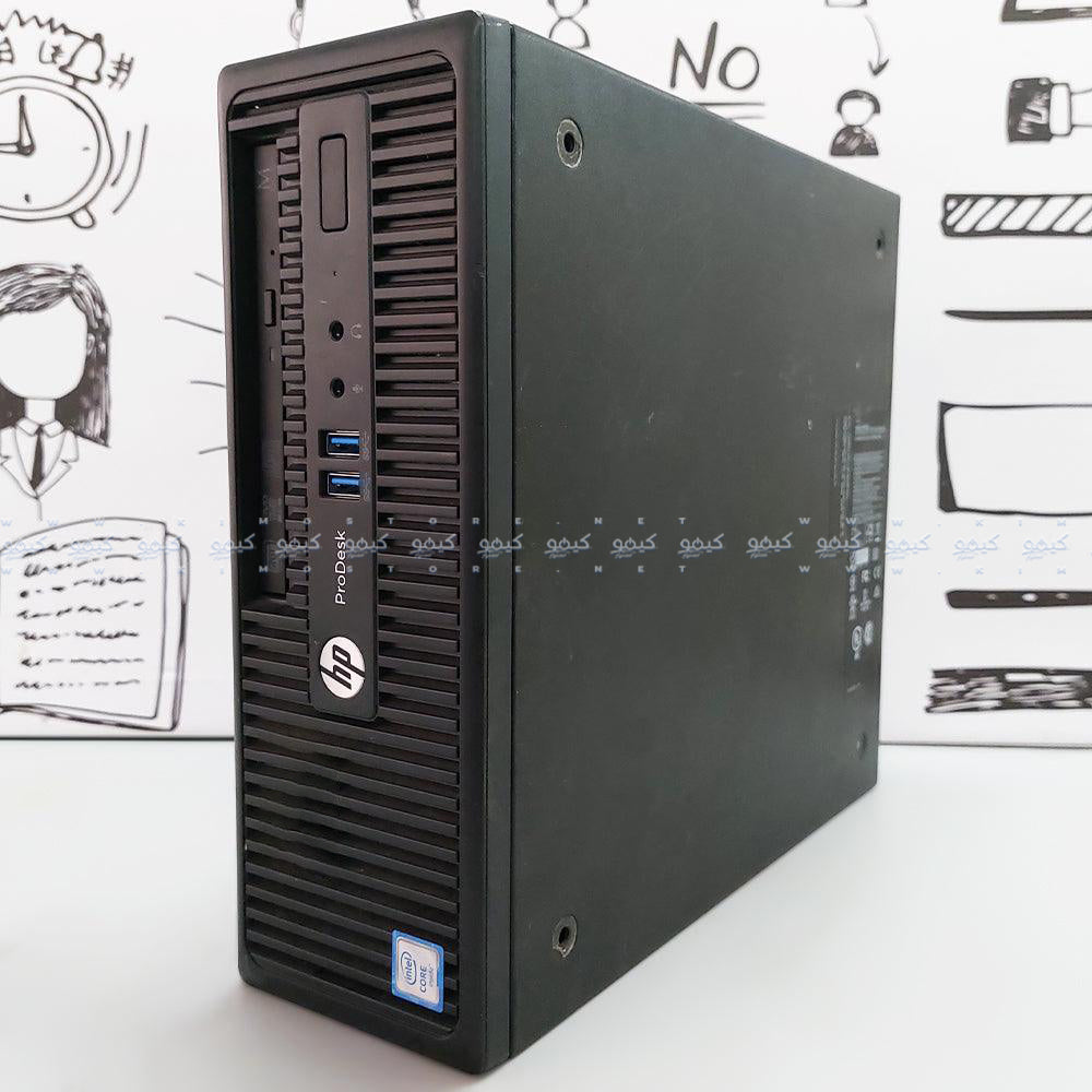 كمبيوتر ديسك توب اتش بي ProDesk 400 G3 SFF (انتل كور i5-6400 - رام 8 جيجابايت DDR4 - بدون هارد - انتل HD جرافيكس - DVD RW) استعمال خارج