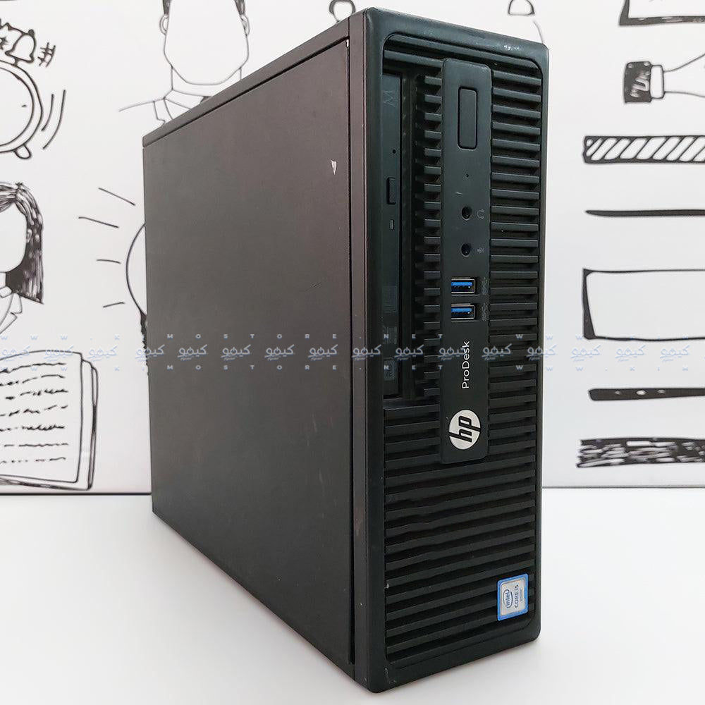 كمبيوتر ديسك توب اتش بي ProDesk 400 G3 SFF (انتل كور i5-6400 - رام 8 جيجابايت DDR4 - بدون هارد - انتل HD جرافيكس - DVD RW) استعمال خارج