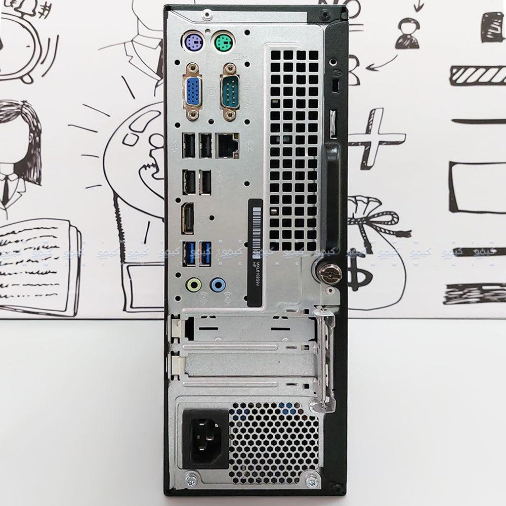كمبيوتر ديسك توب اتش بي ProDesk 400 G3 SFF (انتل كور i5-6400 - رام 8 جيجابايت DDR4 - بدون هارد - انتل HD جرافيكس - DVD RW) استعمال خارج
