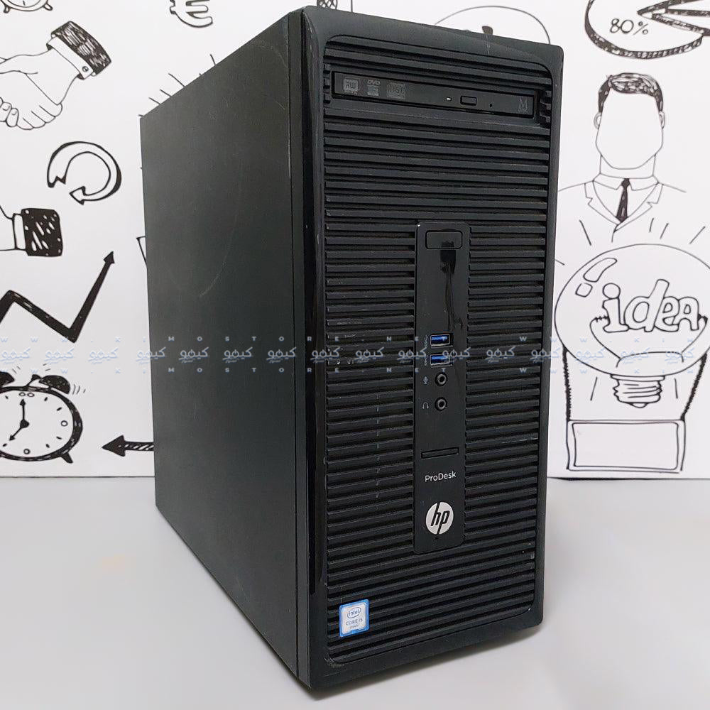 كمبيوتر تاور اتش بي ProDesk 400 G3 (انتل كور i5-6500 - رام 8 جيجابايت DDR4 - بدون هارد - انتل HD جرافيكس - DVD RW) استعمال خارج