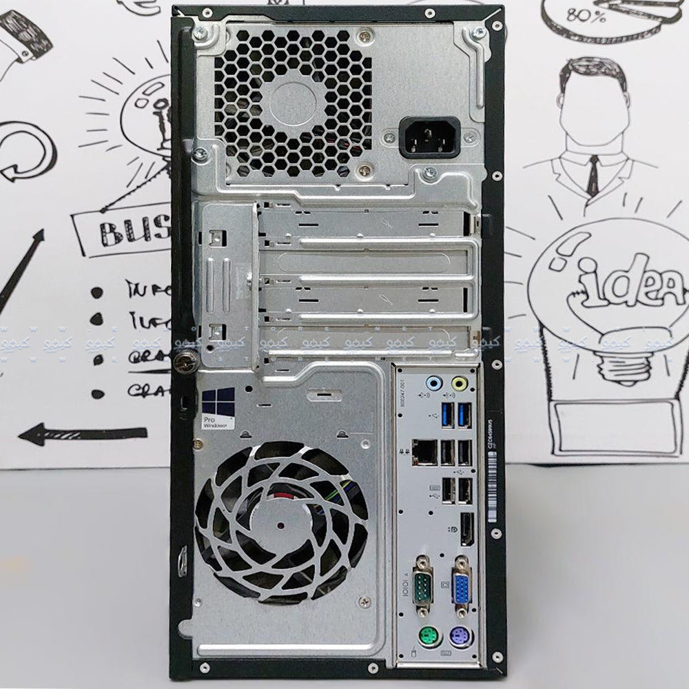 كمبيوتر تاور اتش بي ProDesk 400 G3 (انتل كور i5-6500 - رام 8 جيجابايت DDR4 - بدون هارد - انتل HD جرافيكس - DVD RW) استعمال خارج
