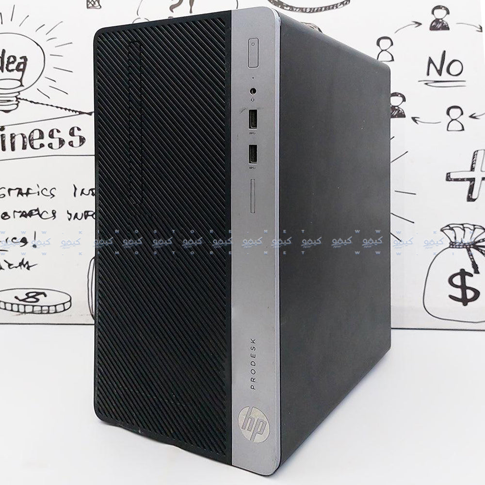كمبيوتر تاور اتش بى ProDesk 400 G4 (انتل كور i3-7100 - رام 8 جيجابايت DDR4 - انتل HD جرافيكس - DVD RW) استعمال خارج