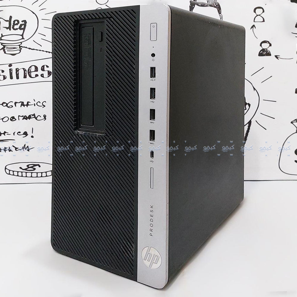 كمبيوتر تاور اتش بى ProDesk 600 G3 (انتل كور i7-7700 - رام 8 جيجابايت DDR4 - بدون هارد - انتل HD جرافيكس - DVD RW) استعمال خارج