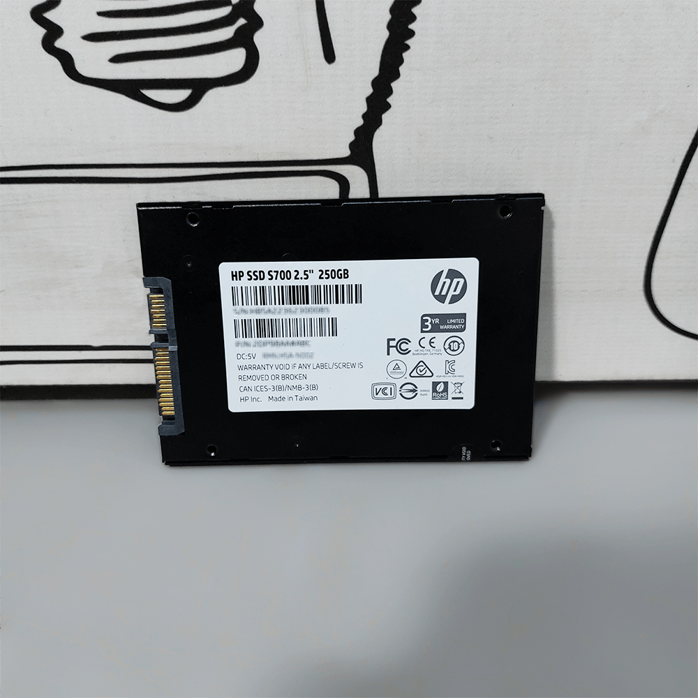 HP S700 250GB SATA 2.5 Inch Internal SSD (Original Used) - Kimo Store