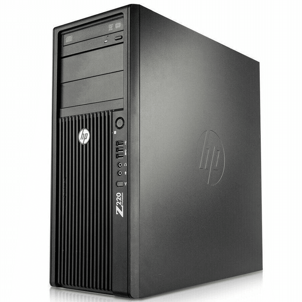 HP Z220 CMT Tower Workstation (Intel Xeon E3-1240 V2 - 8GB DDR3 - No Hard - AMD Radeon HD 5450 1GB - DVD RW) Original Used - Kimo Store