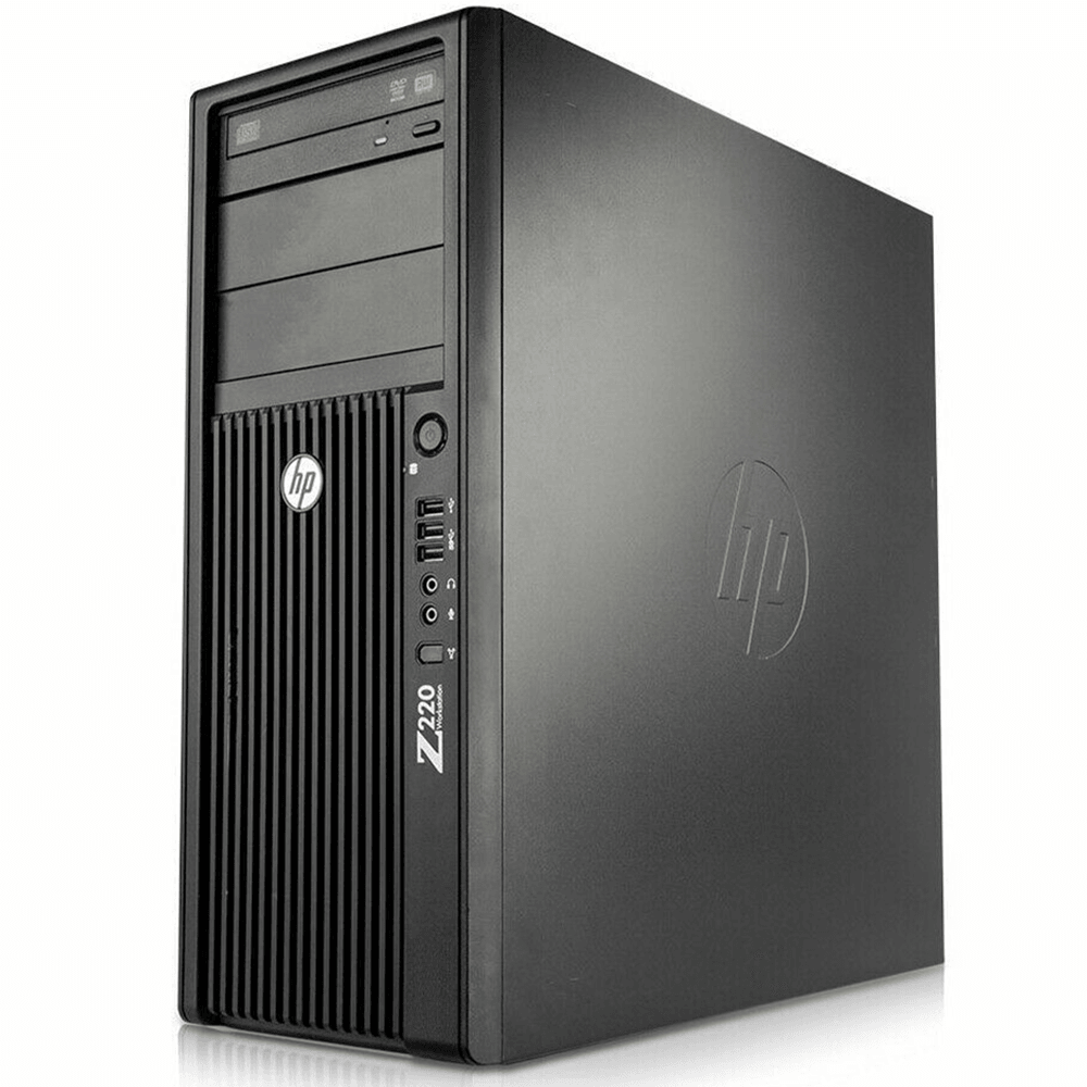 HP Z220 CMT Tower Workstation (Intel Xeon E3-1270 V2 - 8GB DDR3 - No Hard - AMD Radeon HD 5450 1GB - DVD RW) Original Used - Kimo Store