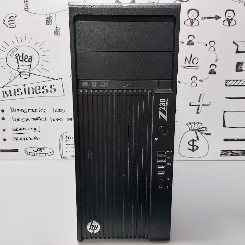 HP Z230 Tower Workstation (Intel Core E3-1225 V3 - 8GB DDR3 - No Hard - Intel HD Graphics - DVD RW) Original Used - Kimo Store