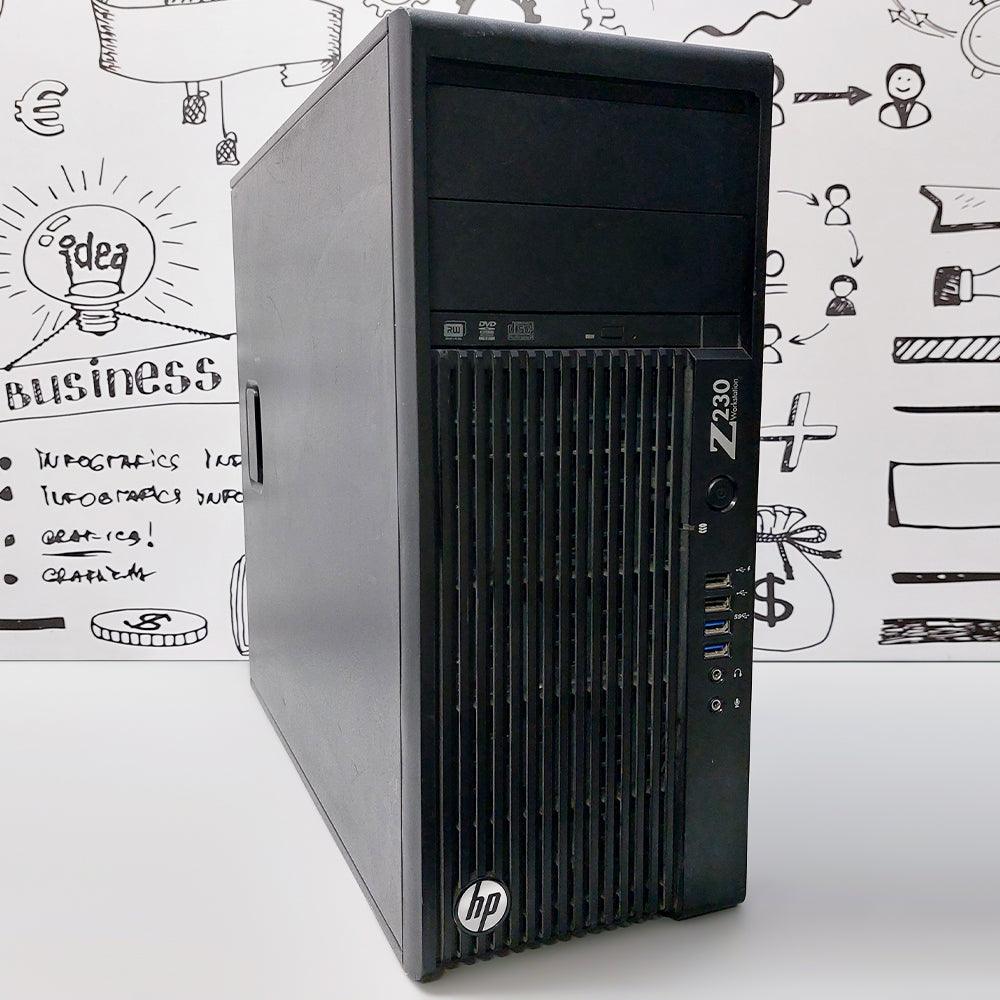 HP Z230 Tower Workstation (Intel Core E3-1225 V3 - 8GB DDR3 - No Hard - Intel HD Graphics - DVD RW) Original Used - Kimo Store