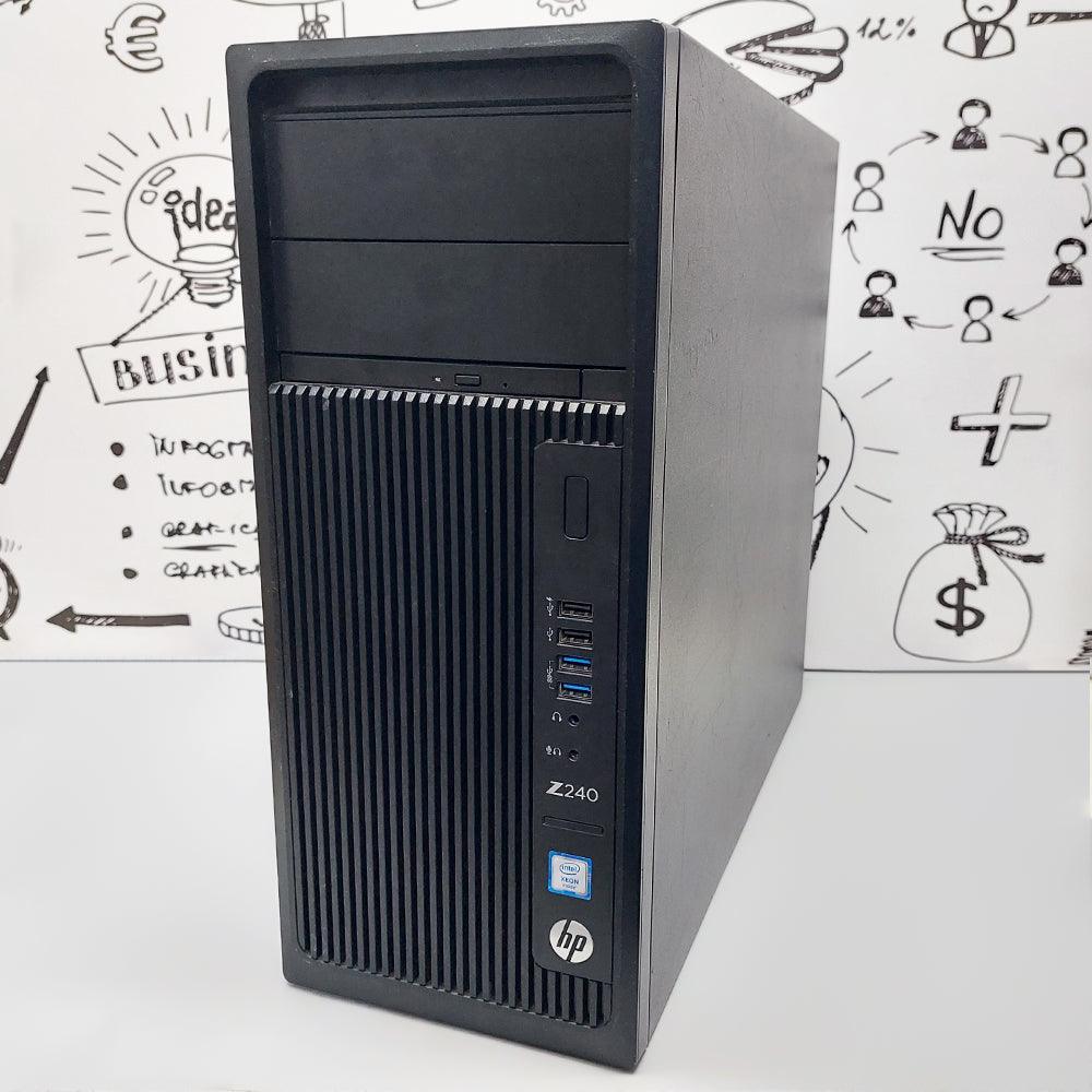 HP Z240 WorkStation (Intel Xeon E3-1230 V5 - 8GB DDR4 - No Hard - No Graphics Card - DVD RW) Original Used - Kimo Store