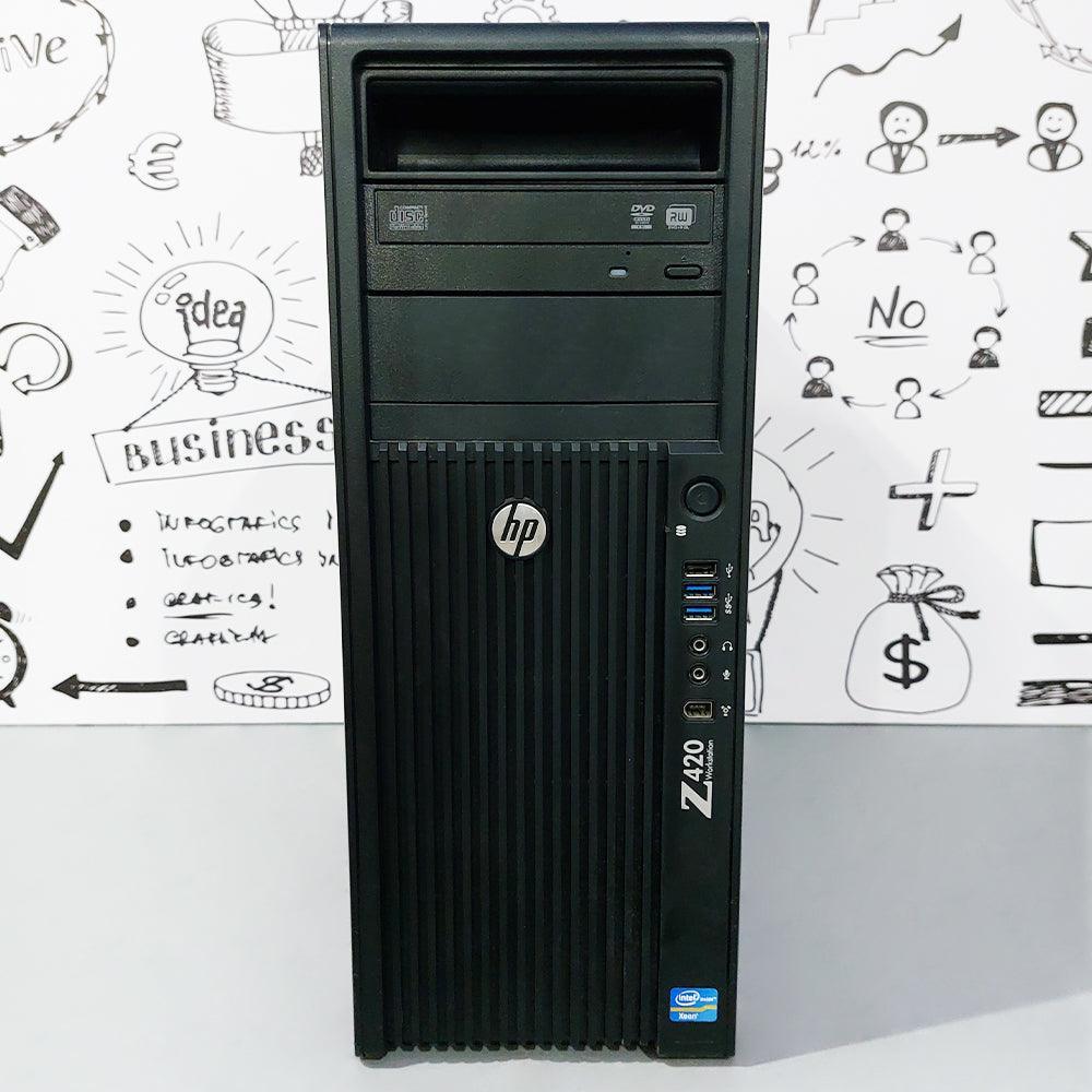 HP Z420 Tower Workstation (Intel Xeon E5-1620 - 8GB DDR3 - No Hard - Nvidia NVS 300 512MB - DVD RW) Original Used - Kimo Store