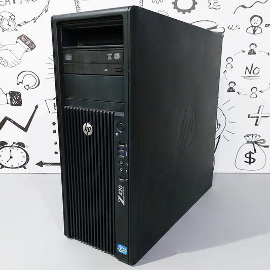 كمبيوتر ورك ستيشن اتش بي Z420 (انتل زيون E5-1620 - رام 8 جيجابايت DDR3 - بدون هارد - بدون كارت شاشة) استعمال خارج