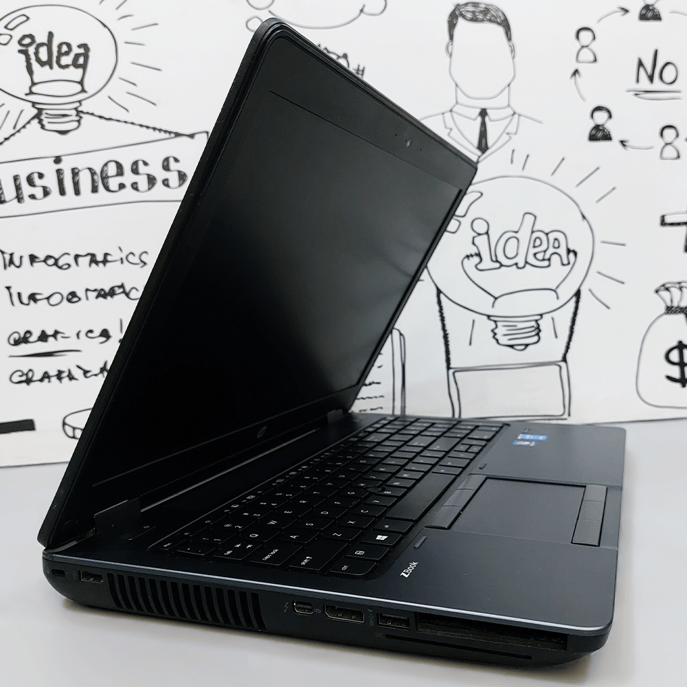 HP ZBook 15 Mobile Workstation Laptop (Intel Core i5-4300M - 8GB DDR3 - HDD 500GB - Nvidia Quadro K610M 1GB - 15.6 Inch FHD) Original Used - Kimo Store