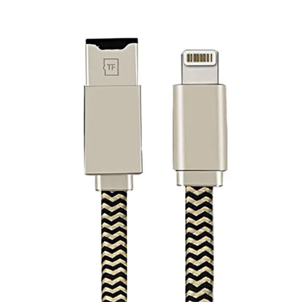 iDragon Memory Card Reader + USB To Lightning 2in1 Cable 20cm