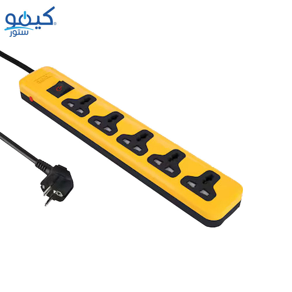 iLock 5026 5Port Power Strip 2860W 3m