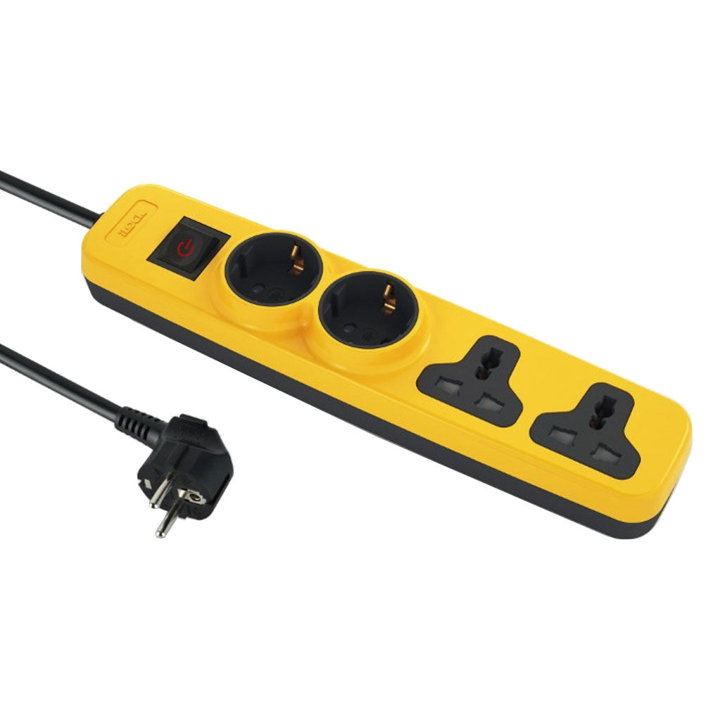 iLock 5028 4Port Power Strip 3680W 2m