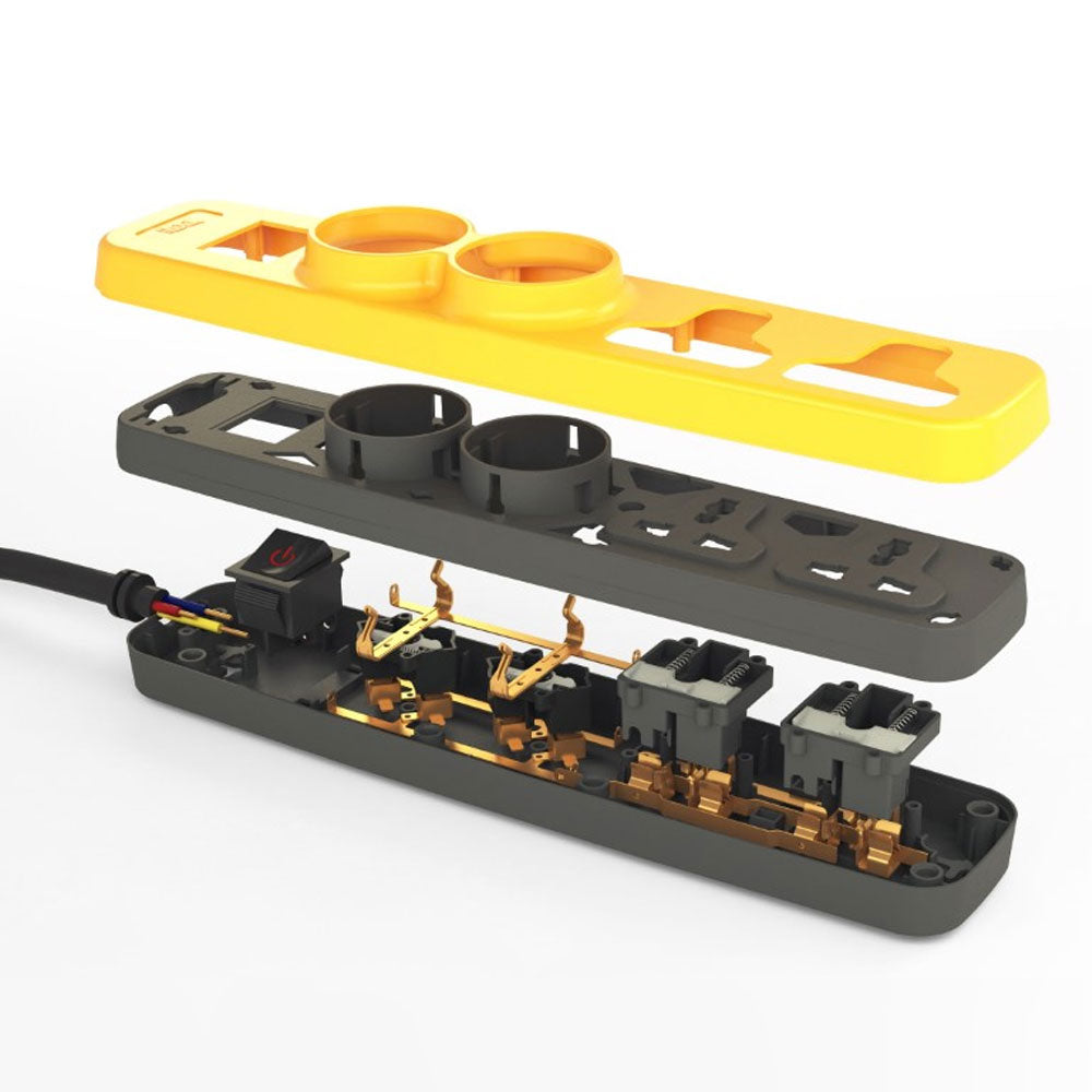 iLock 5028 4Port Power Strip 3680W 2m
