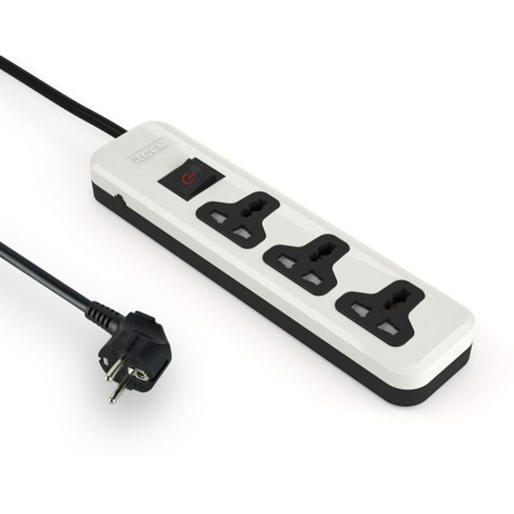 iLock 5065 3Port Power Strip 2860W 2m