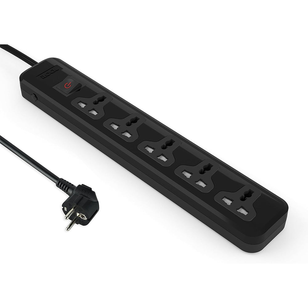 iLock 5066 5Ports Power Strip 2860W 2m - Black