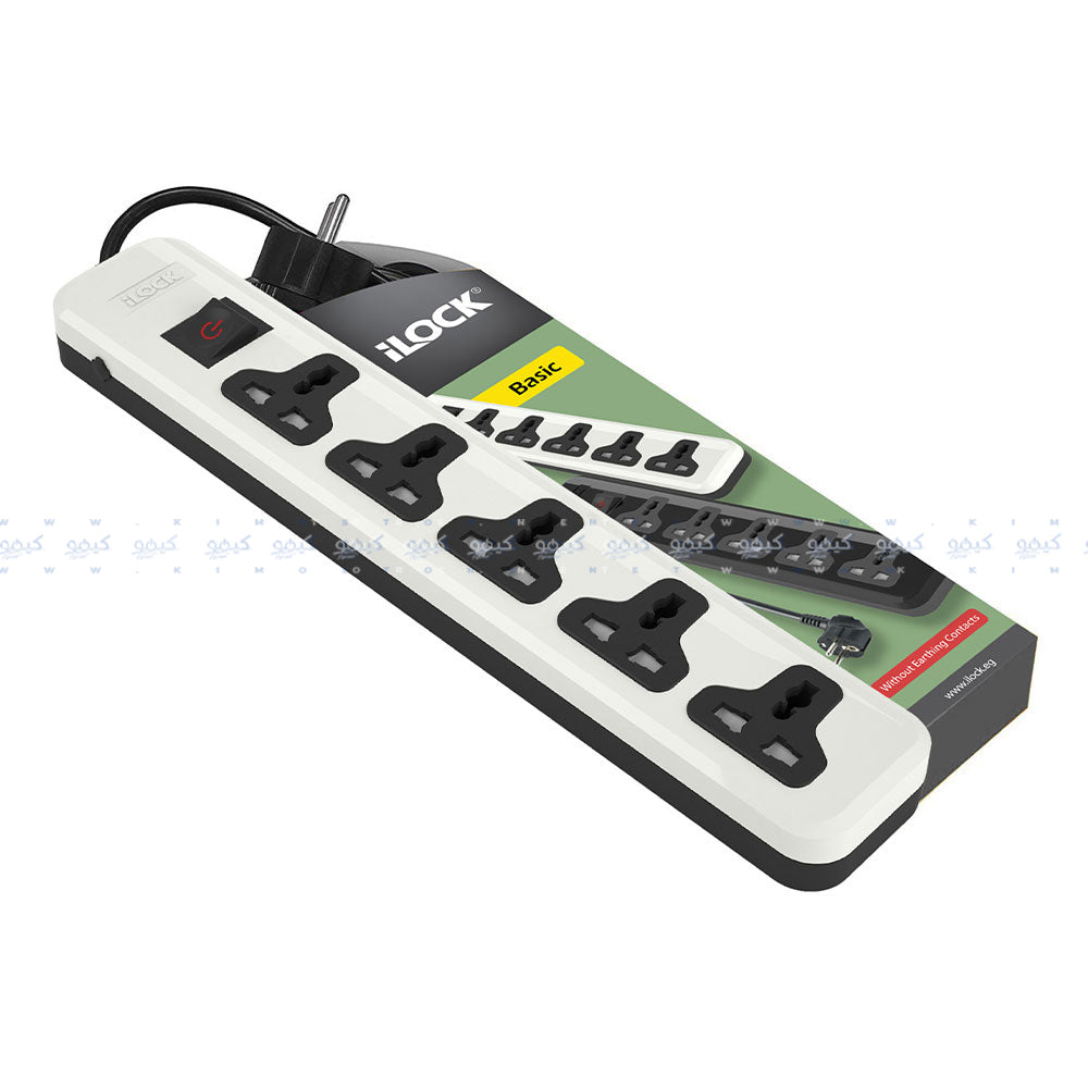 مشترك كهرباء أيلوك 5 منافذ 2860 وات 2 متر 5066