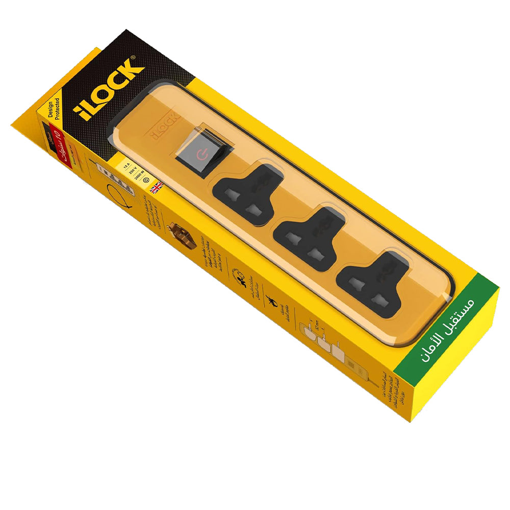 مشترك كهرباء أي لوك 3 منافذ 2860 وات 3 متر 5068 