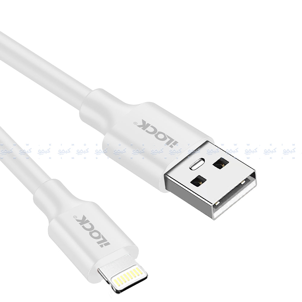 iLock 5088 USB To Lightning Cable 2.4A Fast Charging 1m 