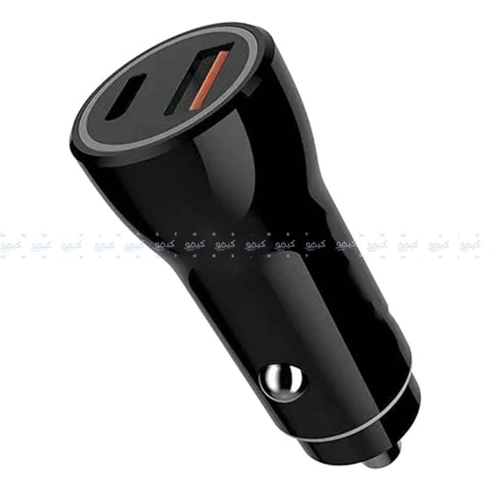 iLock 5096 Car Charger PD Type-C + QC3.0 USB 60W