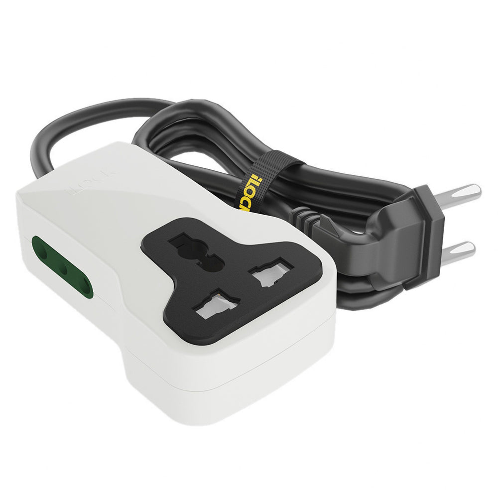 iLock 5124 3Port Mini Power Strip 2500W 3m