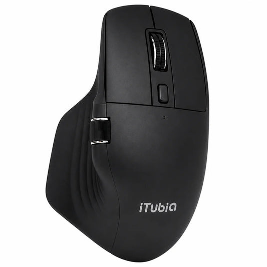 iTubia iTE605tu Dual Mode Rechargeable Bluetooth Wireless Mouse 4000Dpi - Black