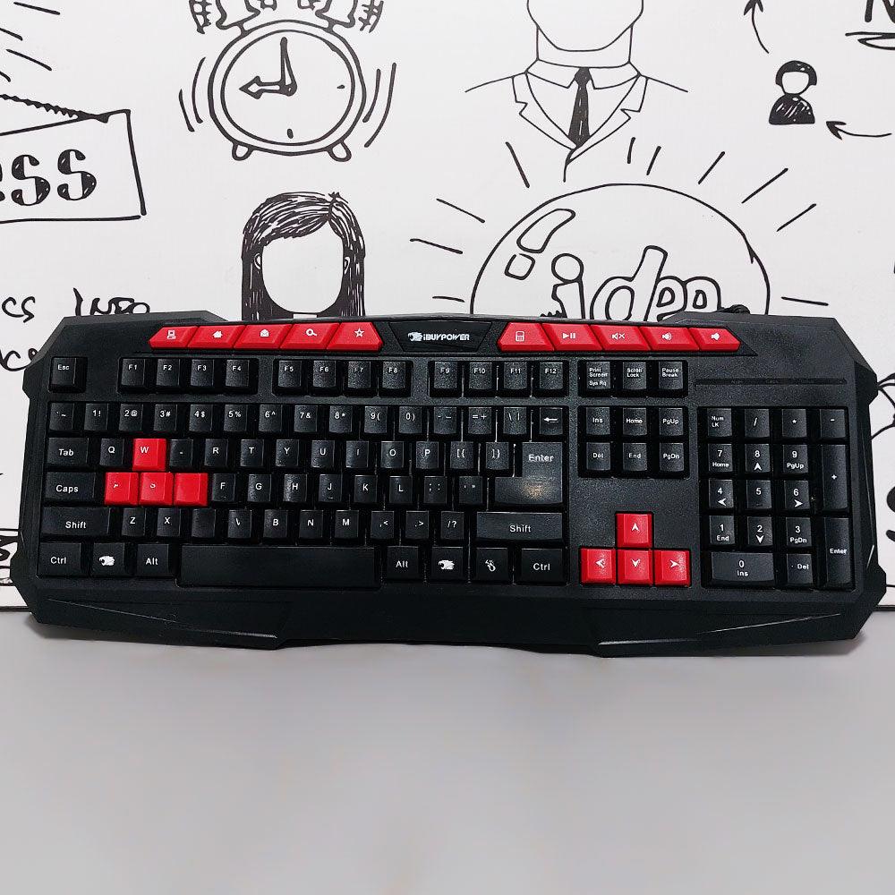 iBuyPower GKB100 Wired Gaming Keyboard (Original Used) - Kimo Store
