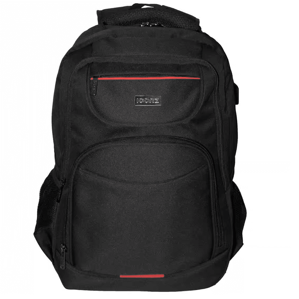 Iconz 4058 Laptop Backpack - Black