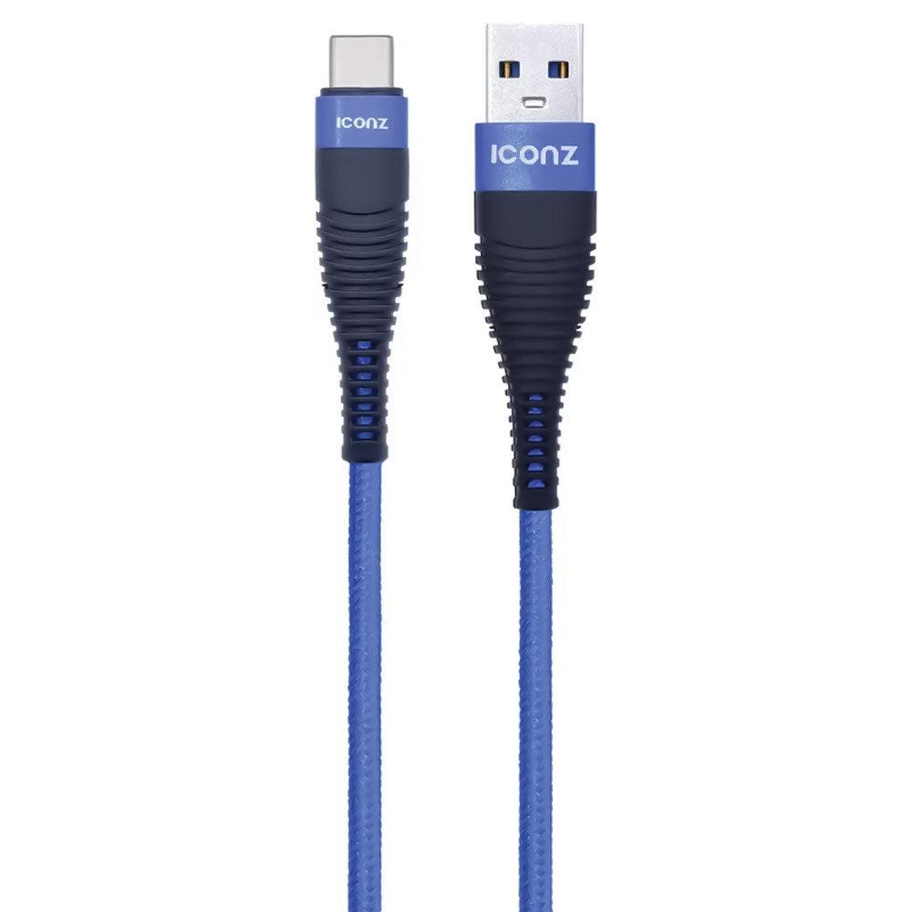 Iconz Link C20 XBC06L USB To Type-C Cable 2.4A Fast Charging 1m - Blue