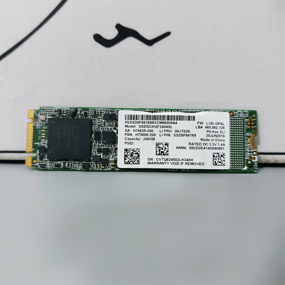 Intel 240GB SATA M.2 SSD (Original Used)