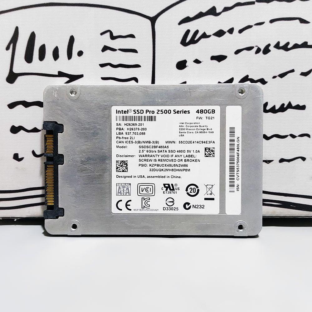 Intel Pro 2500 Series 480GB SATA 2.5 Inch Internal SSD (Original Used) - Kimo Store