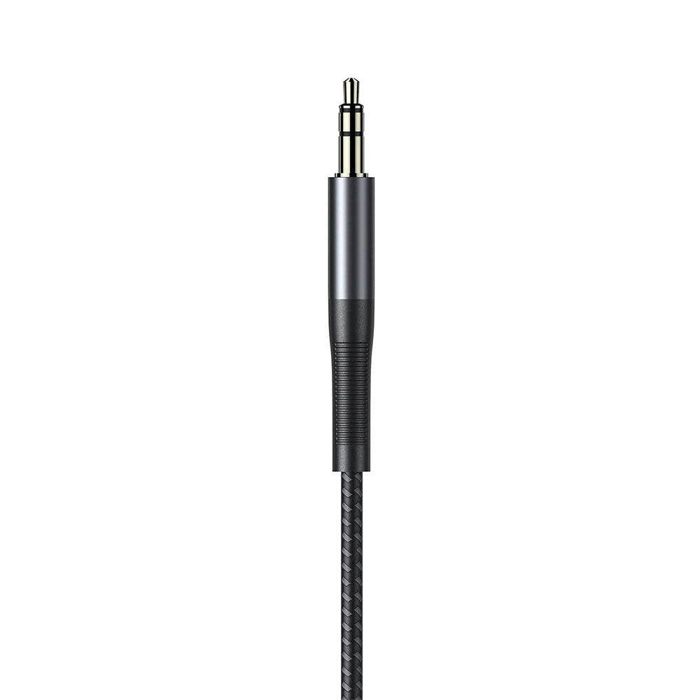 Ipipoo KP-116L Lightning To 3.5mm AUX Audio Cable 1m - Black - Kimo Store