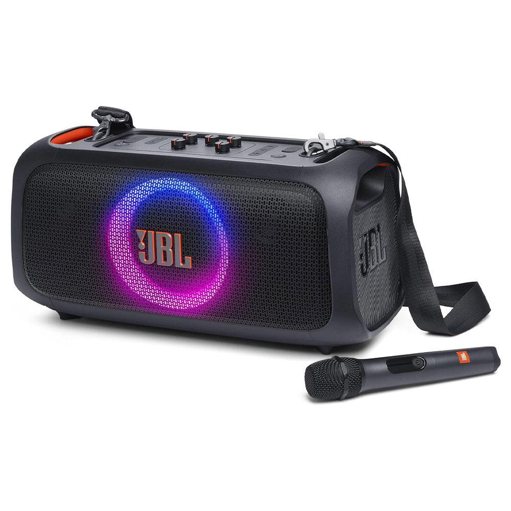 JBL PartyBox On-The-Go Essential Portable Bluetooth Speaker With Mic - Black